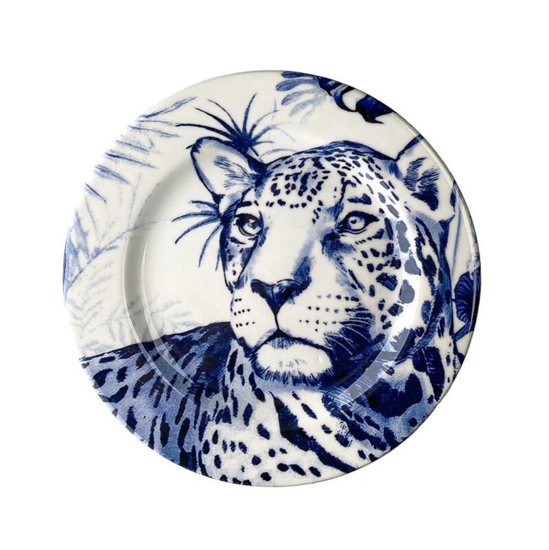 ⁦طقم سفرة غداء  24  قطعة Leopard Blue⁩ - الصورة ⁦4⁩